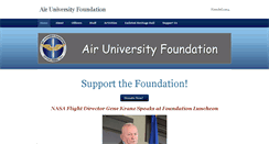 Desktop Screenshot of airuniversityfoundation.org